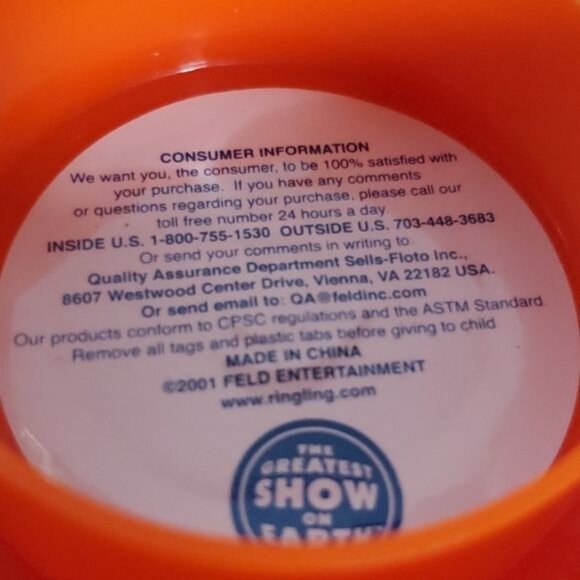 2 Clown Ringling Bros and Barnum & Bailey The Greatest Show on Earth Cups Mugs - Picture 15 of 16